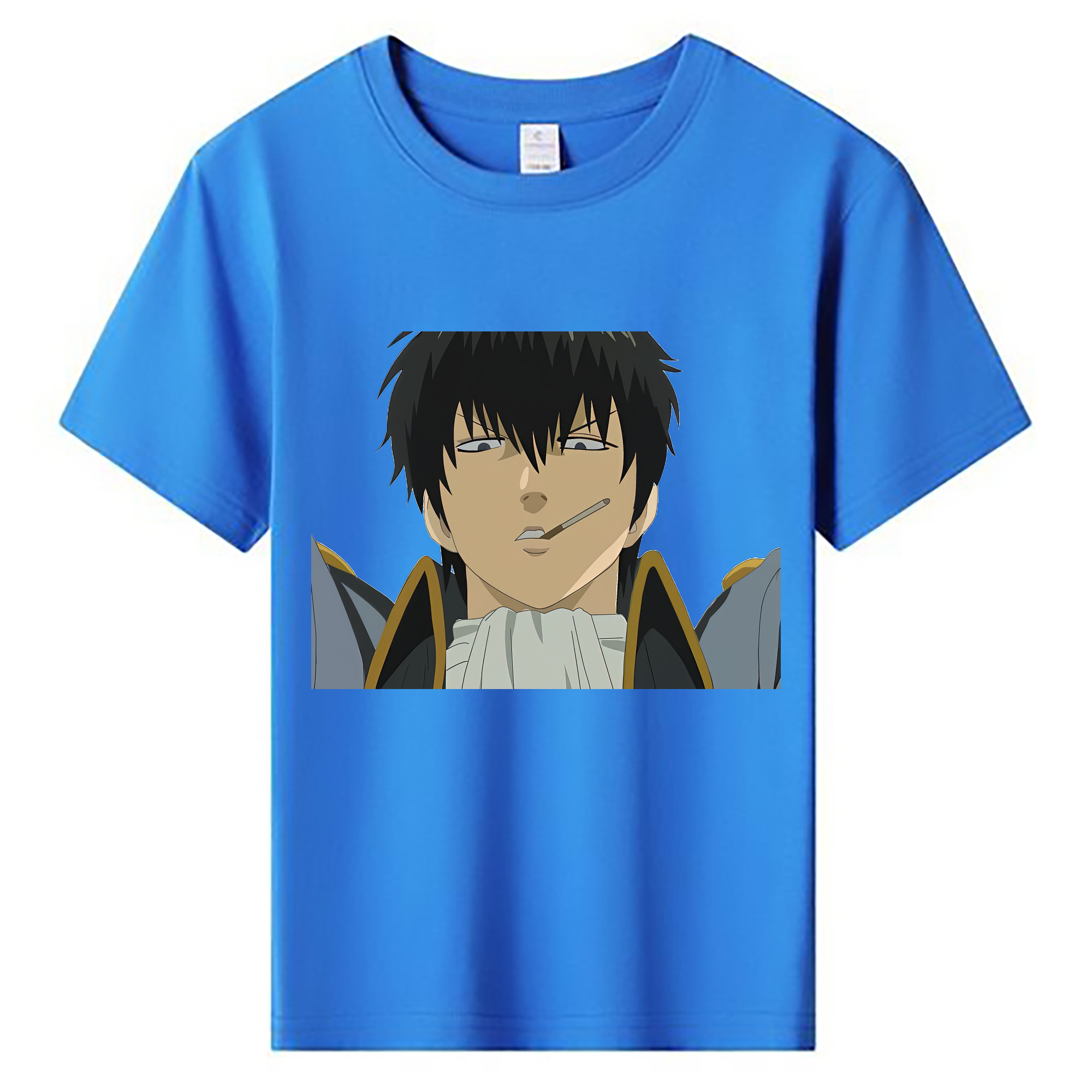 （画像用） ぎんたま 坂田銀時（さかたぎんとき） 神楽 志村新八（しむら しんぱち） GINTAMA Sakata Gintoki Kagura Shimura Shinpachi 綿100％キッズTシャツ（フロントプリント）